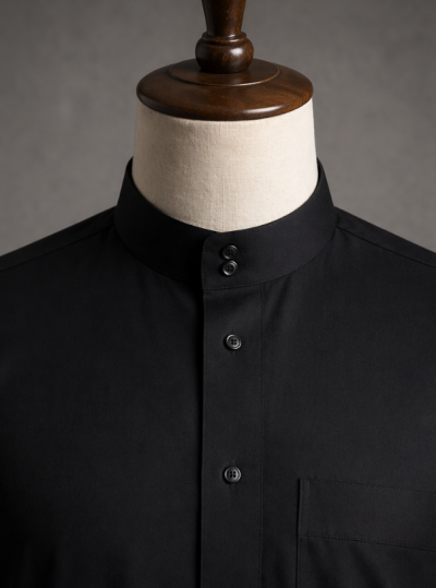 col qamis noir
