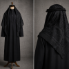 shemagh full noir