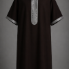qamis marron marocain