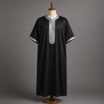 qamis noir marocain