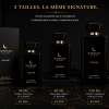 Guide de taille et quantité du parfum Oud Noir